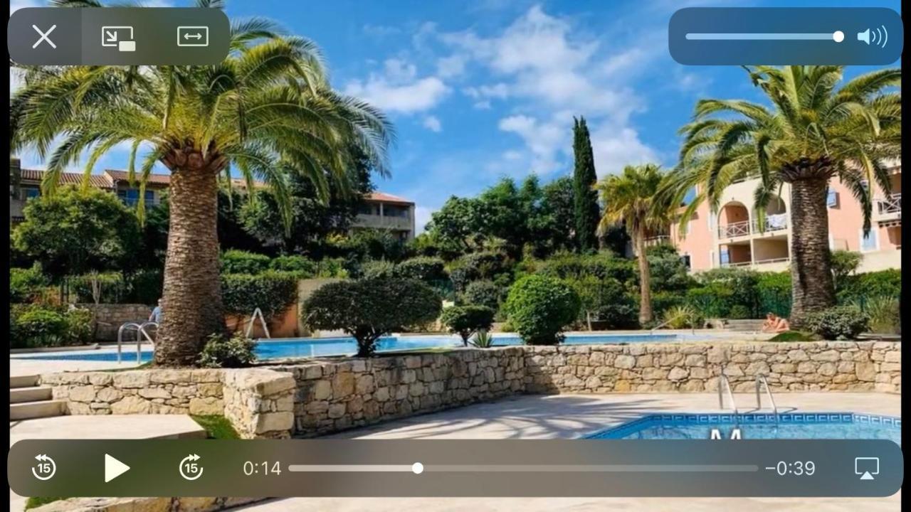 2P Terrasse Vue Piscine Et Jardin Tropical La Croix Valmer Esterno foto