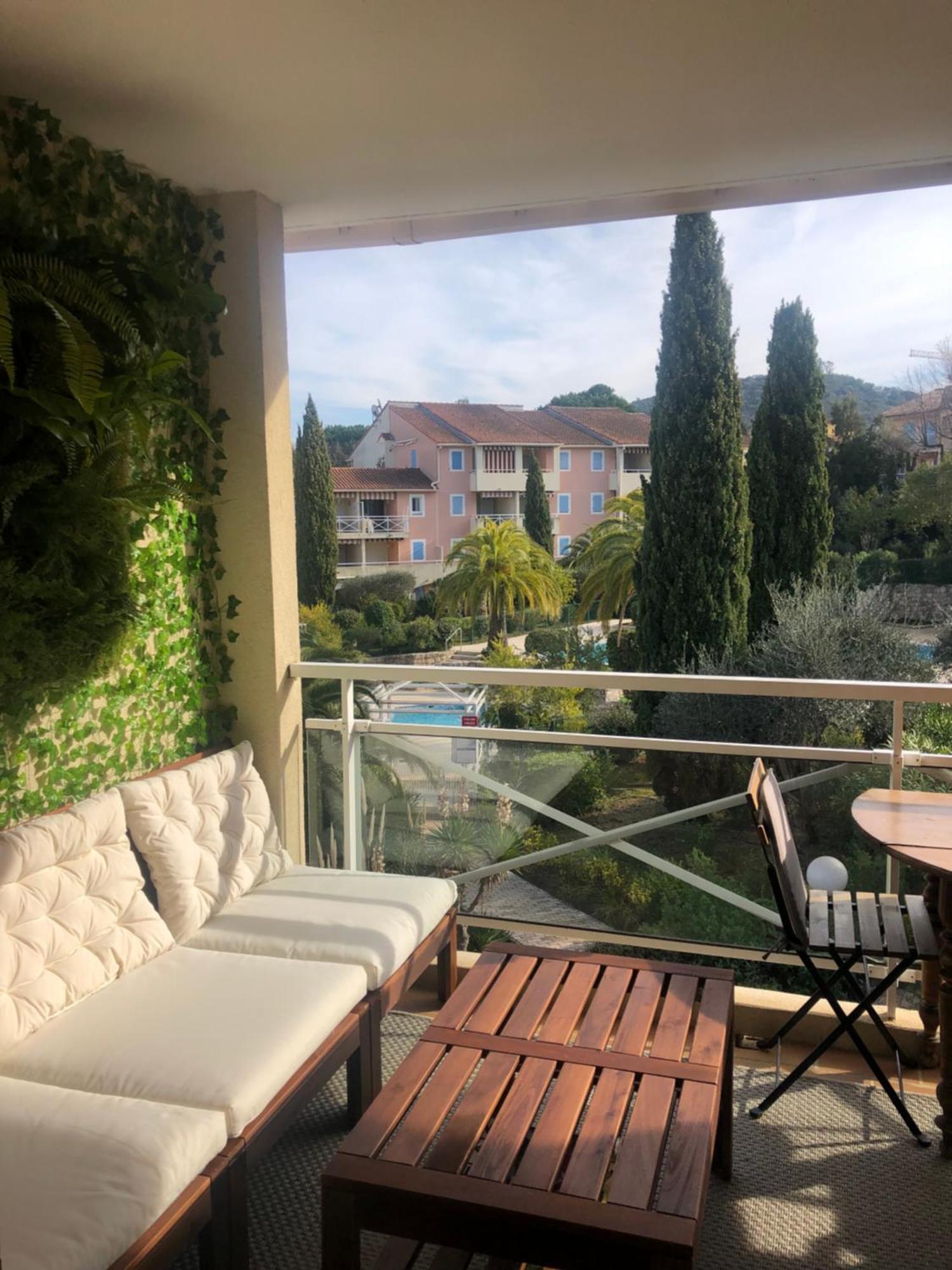 2P Terrasse Vue Piscine Et Jardin Tropical La Croix Valmer Esterno foto